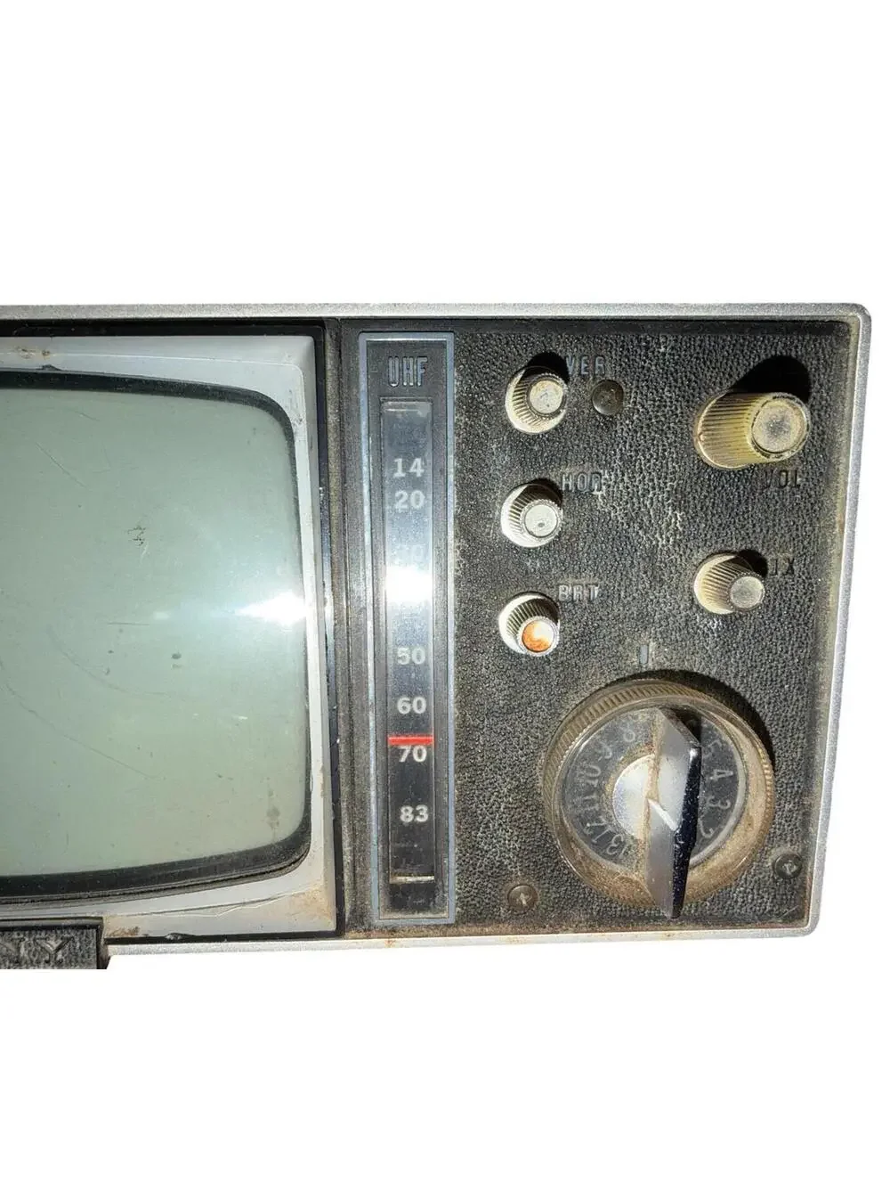 Vintage Sony Portable TV with Antenna UNTESTED FOR PARTS